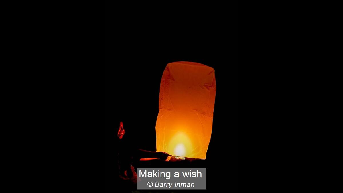 Making a wish